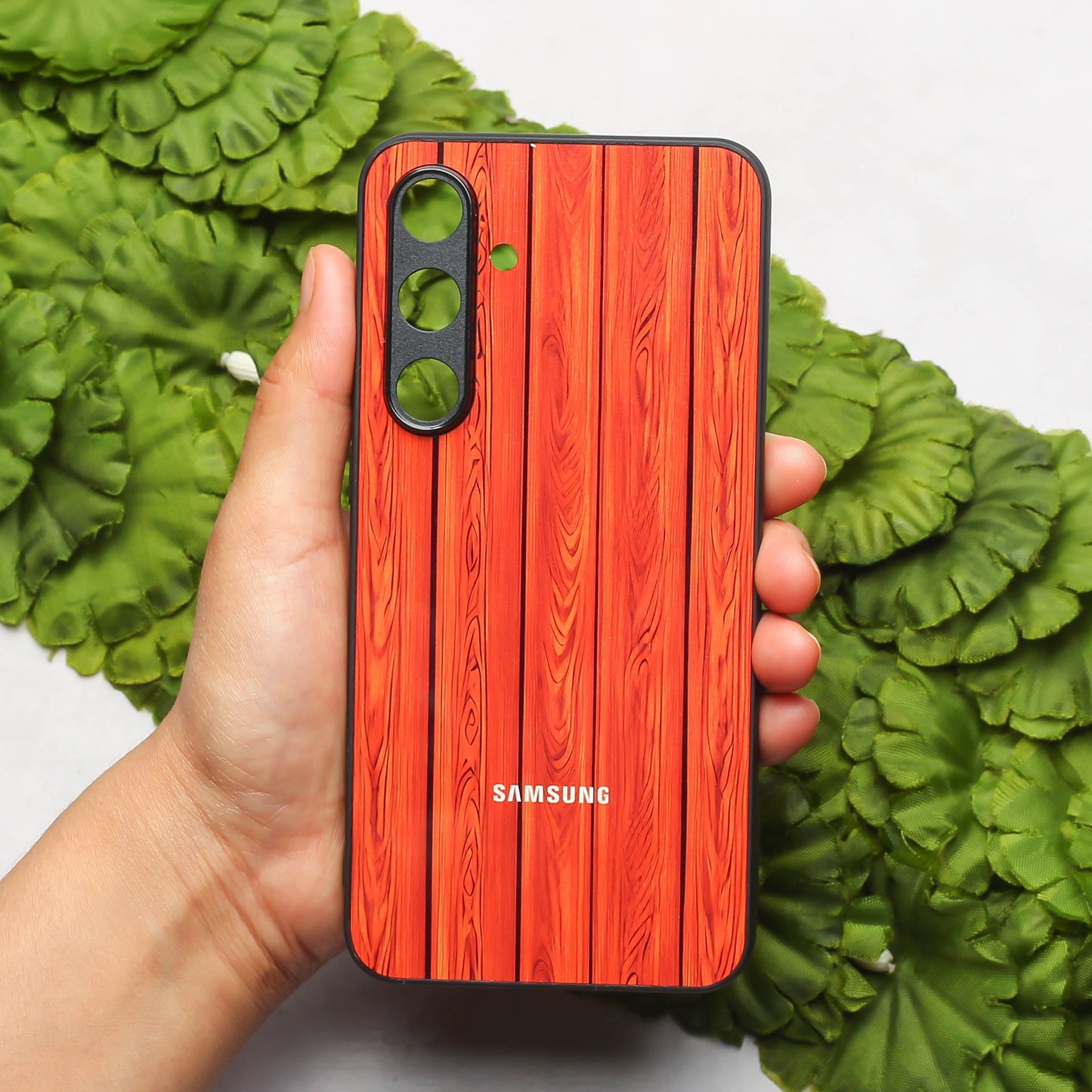 WoodCraft Touch metal back case for Samsung S23 FE