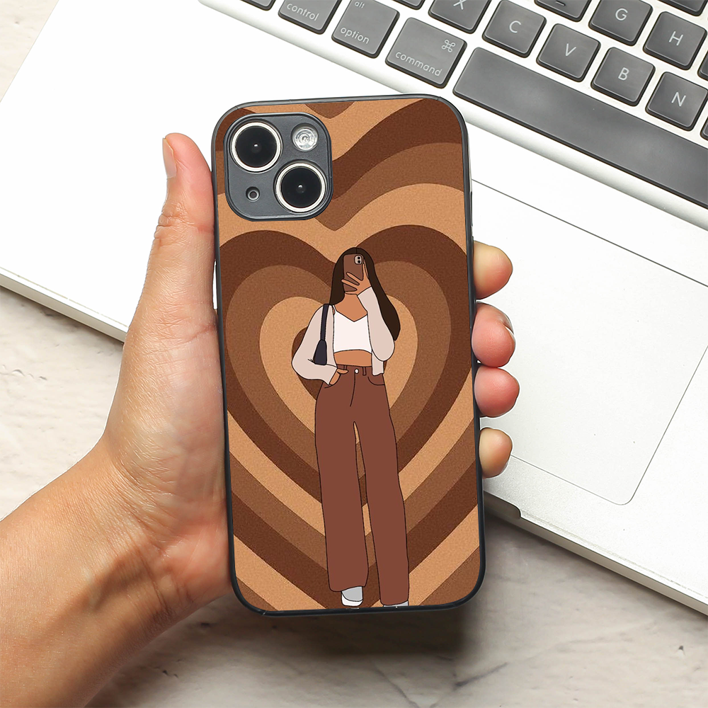 Retro Soul metal back case for Apple Iphone 13