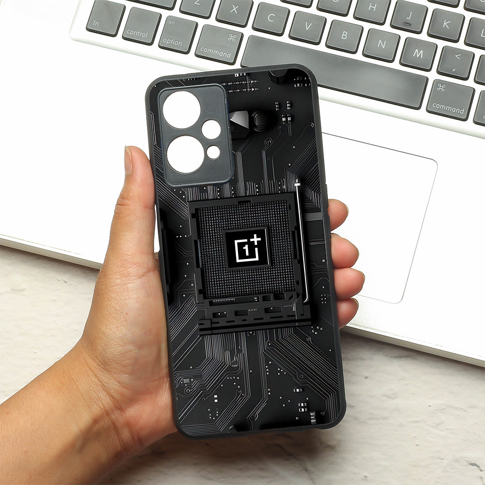 Microchip metal back case for OnePlus Nord CE 2 Lite