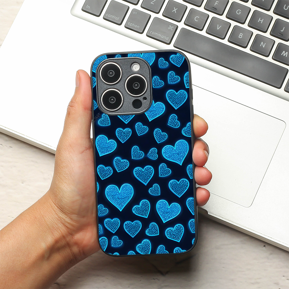 Midnight Romance metal back case for Apple Iphone 14 Pro