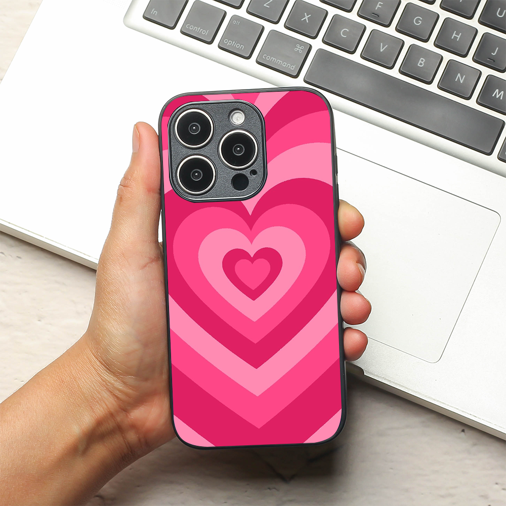 Retro Love metal back case for Apple Iphone 13 Pro Max