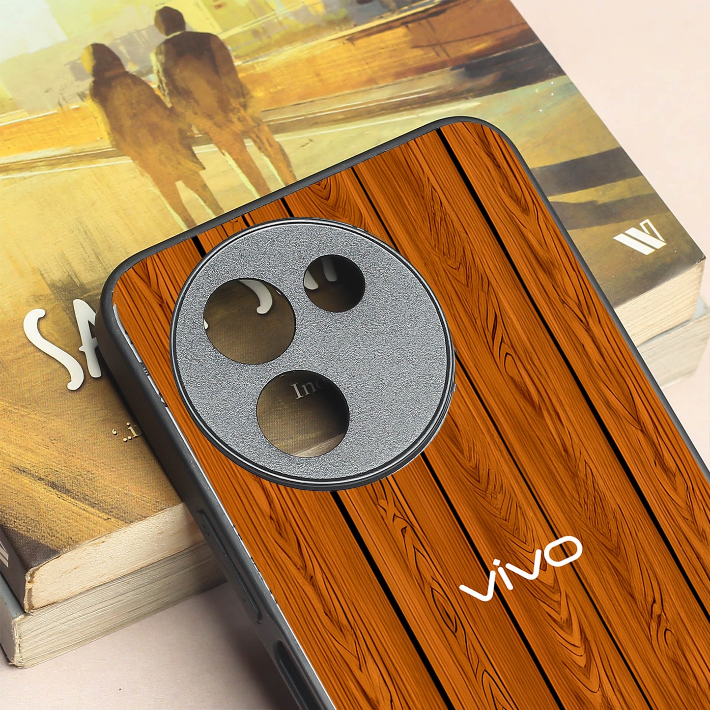 WoodCraft Touch metal back case for Vivo T3X