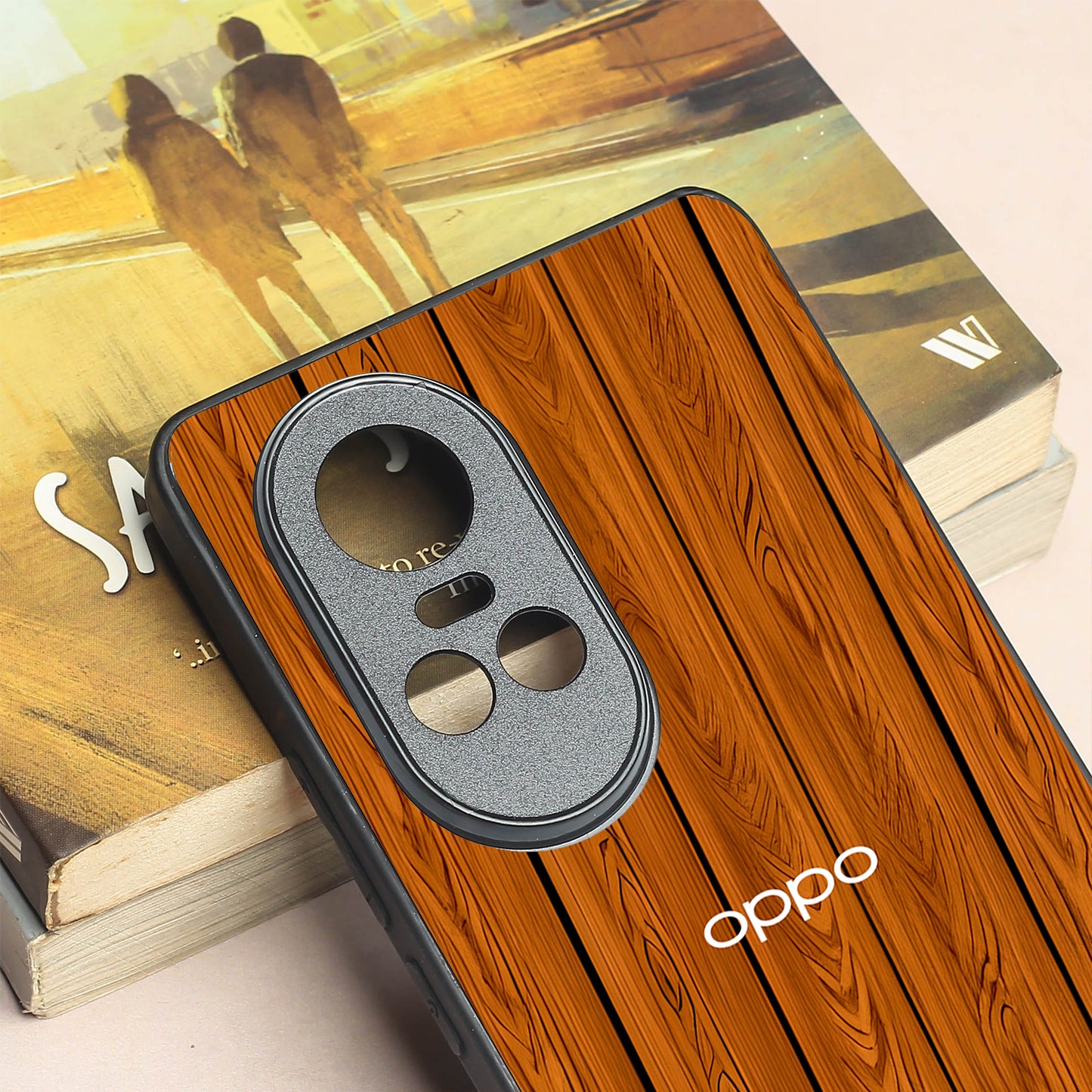 WoodCraft Touch metal back case for Oppo Reno 10