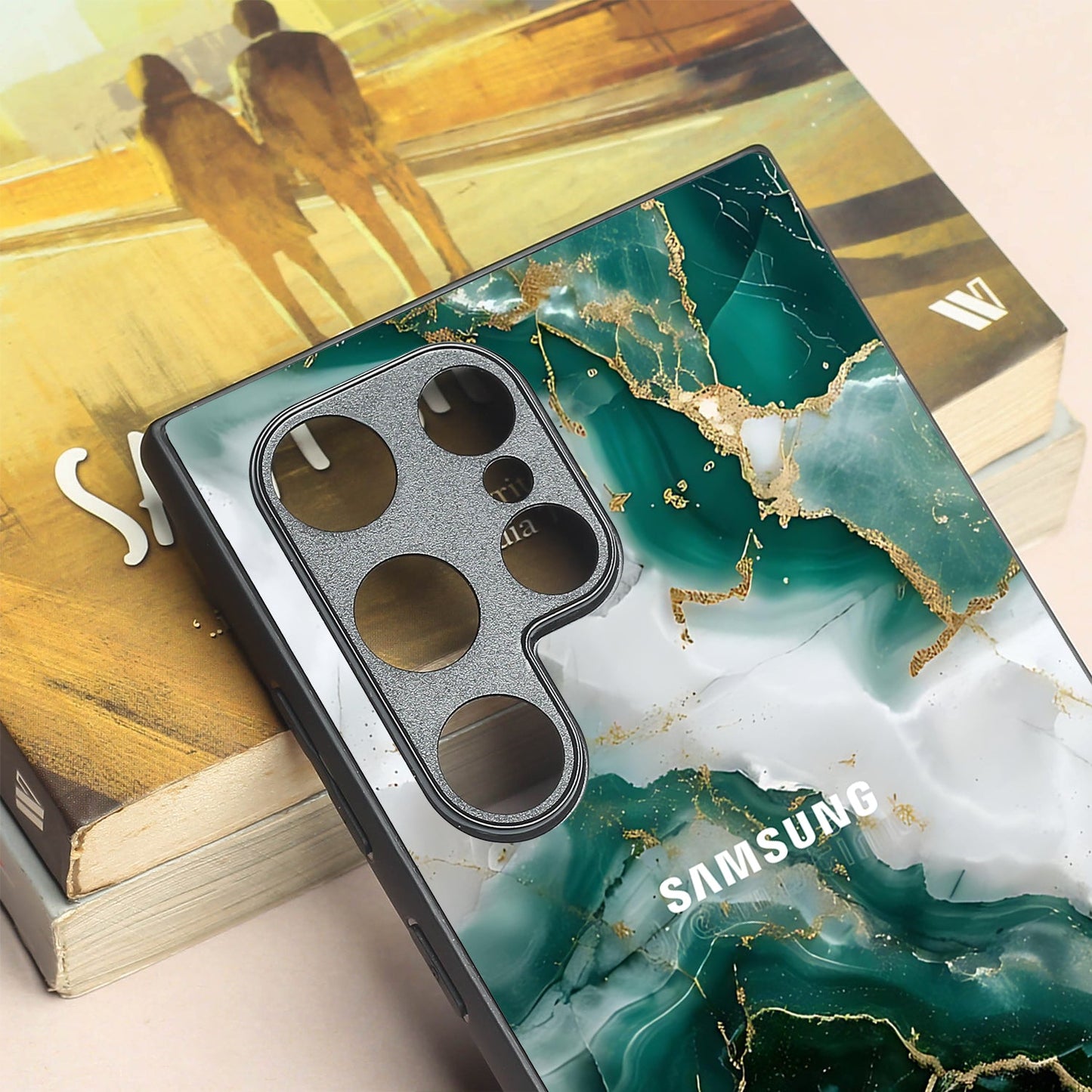 Auric Glaze metal back case for Samsung S24 Ultra