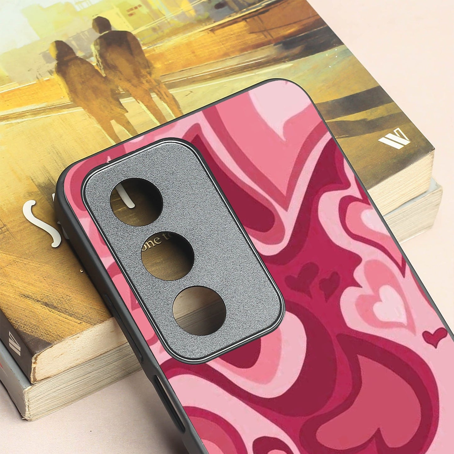 Valentine Wave metal back case for Oppo A3 Pro 5g