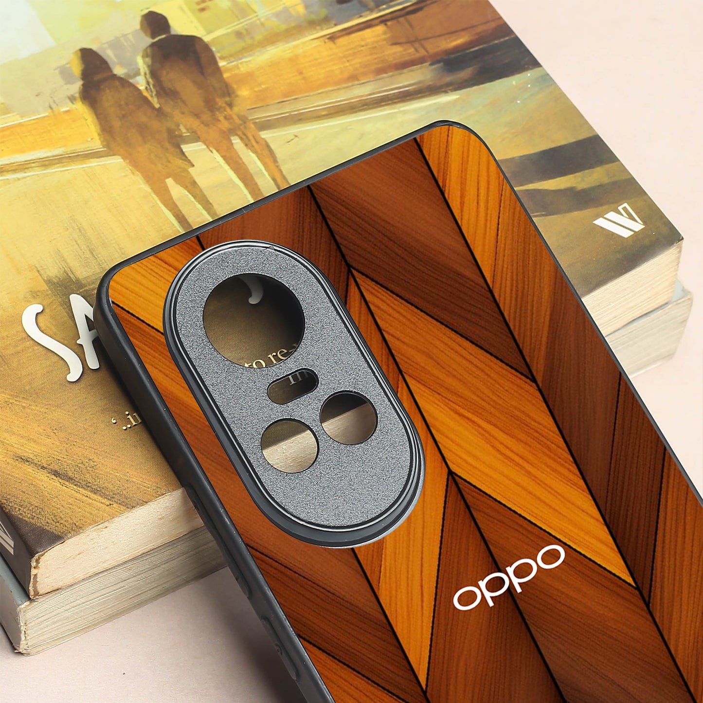 V-Wood Luxe metal back case for Oppo Reno 10
