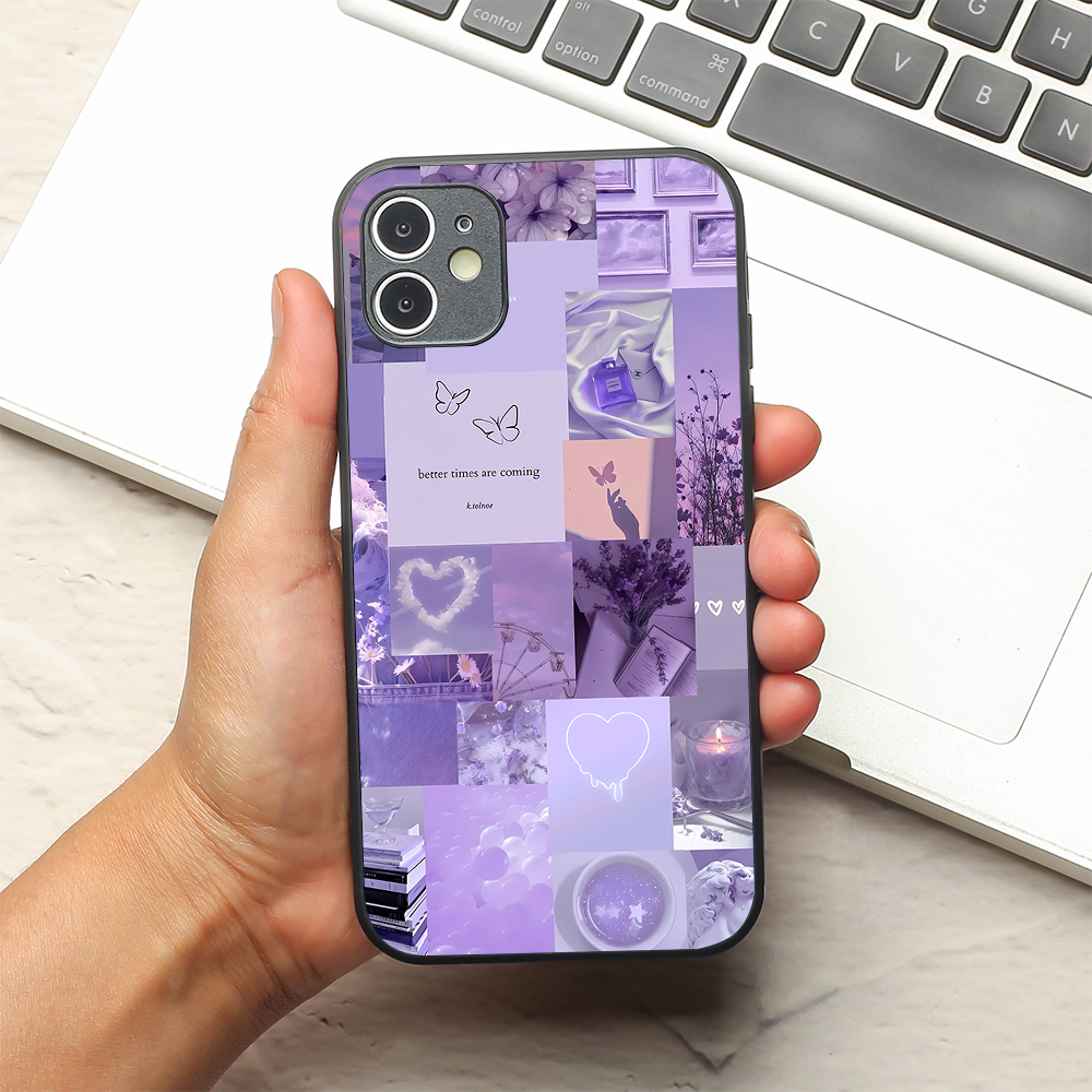 Lavender Dreams metal back case for Apple Iphone 11