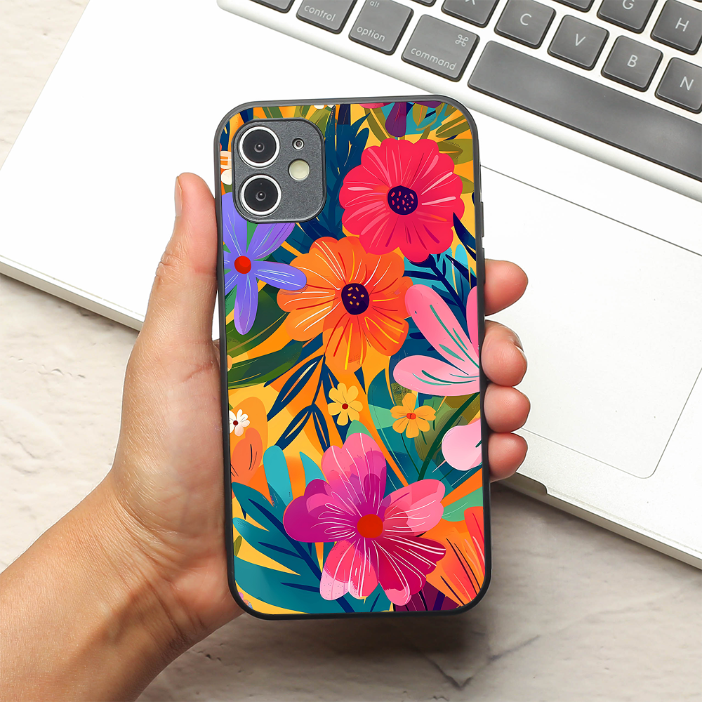 Bloom Burst metal back case for Apple Iphone 12