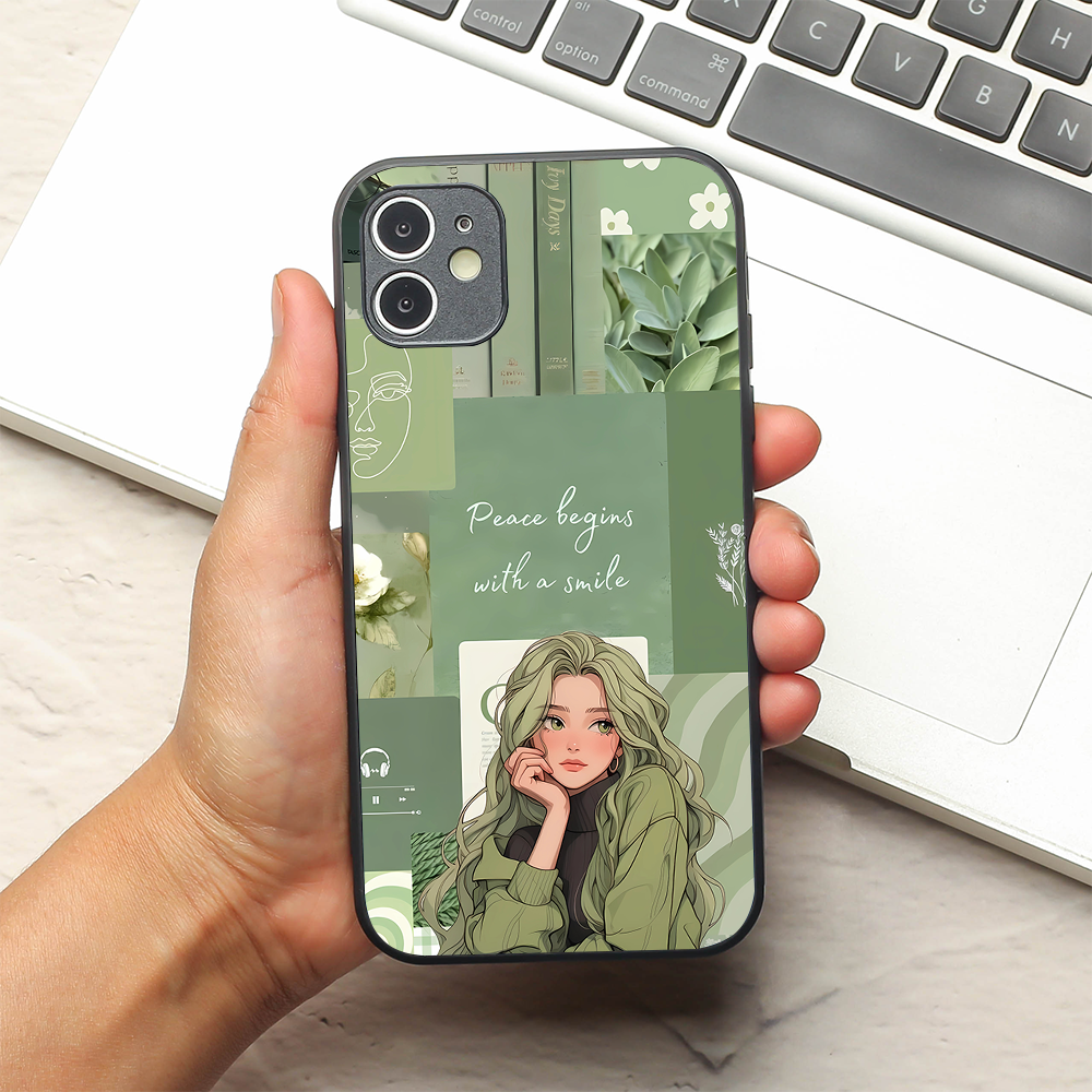 Smiling Soul metal back case for Apple Iphone 12