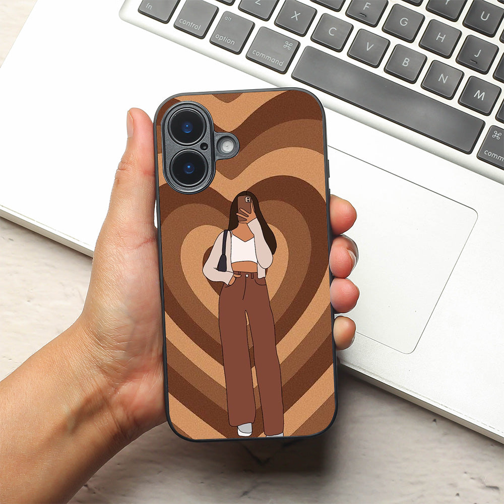 Retro Soul metal back case for Apple Iphone 16