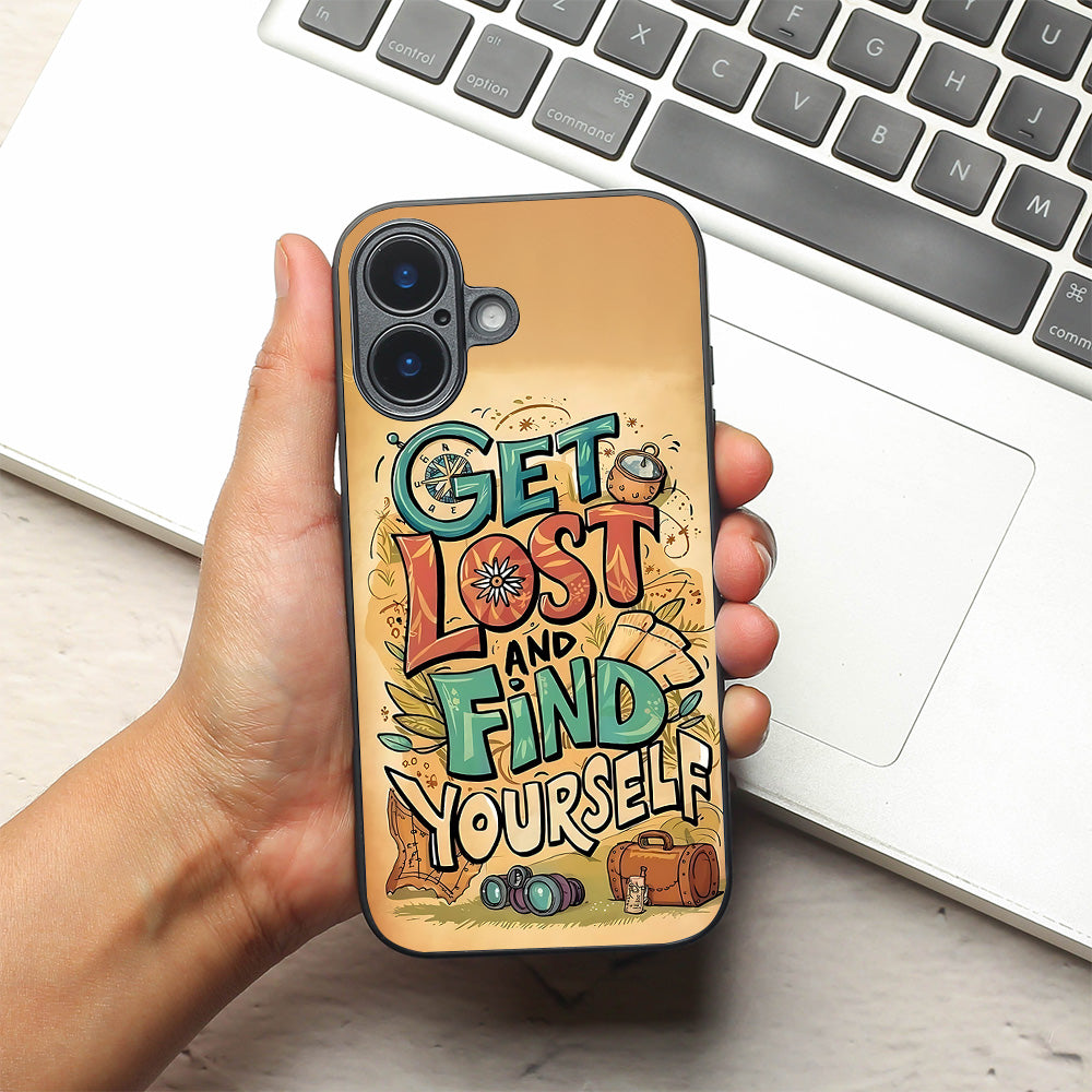 Lost & Found metal back case for Apple Iphone 16