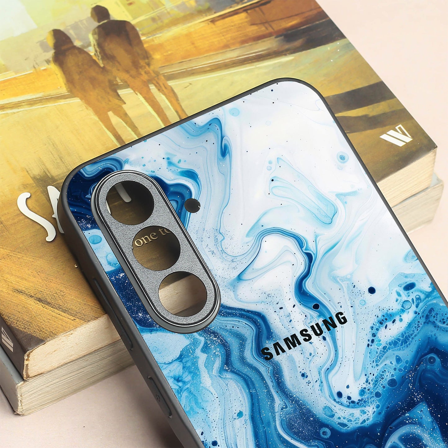 Neptune Swirl metal back case for Samsung A56