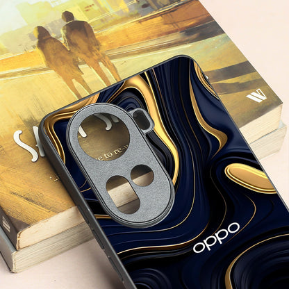 Noir Gold metal back case for Oppo Reno 11