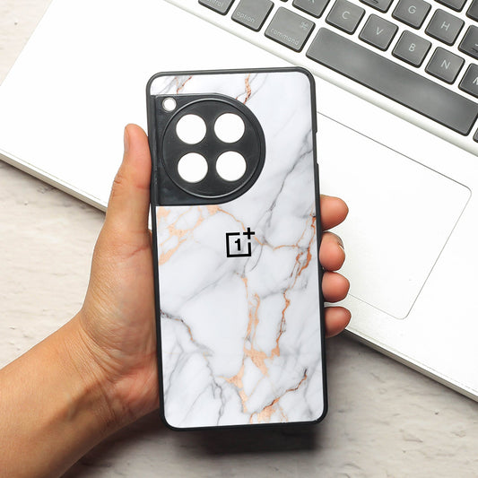 Copper Luxe Marble metal back case for Oneplus 11R