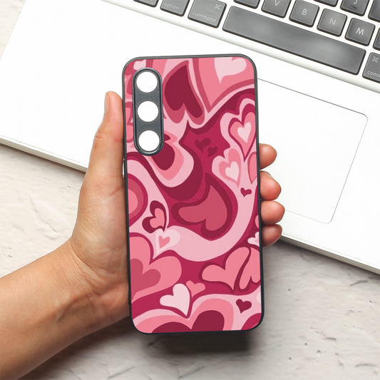 Valentine Wave metal back case for Samsung S23 FE