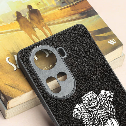 Black Satyamev Jayate metal back case for Oppo Reno 11