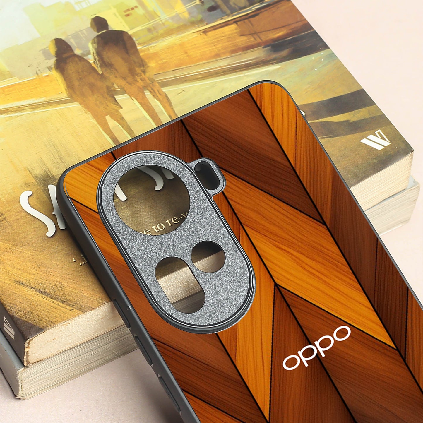 V-Wood Luxe metal back case for Oppo Reno 11