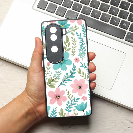 Floral Mist metal back case for Vivo V40e