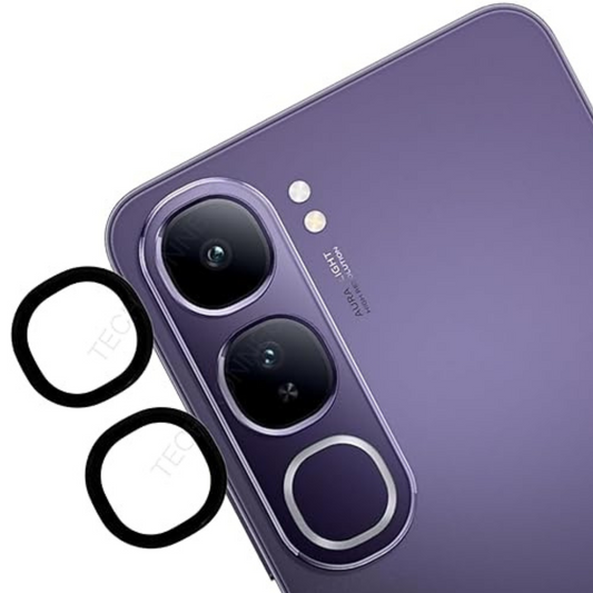 Black Metallic camera ring lens guard for Vivo Y300