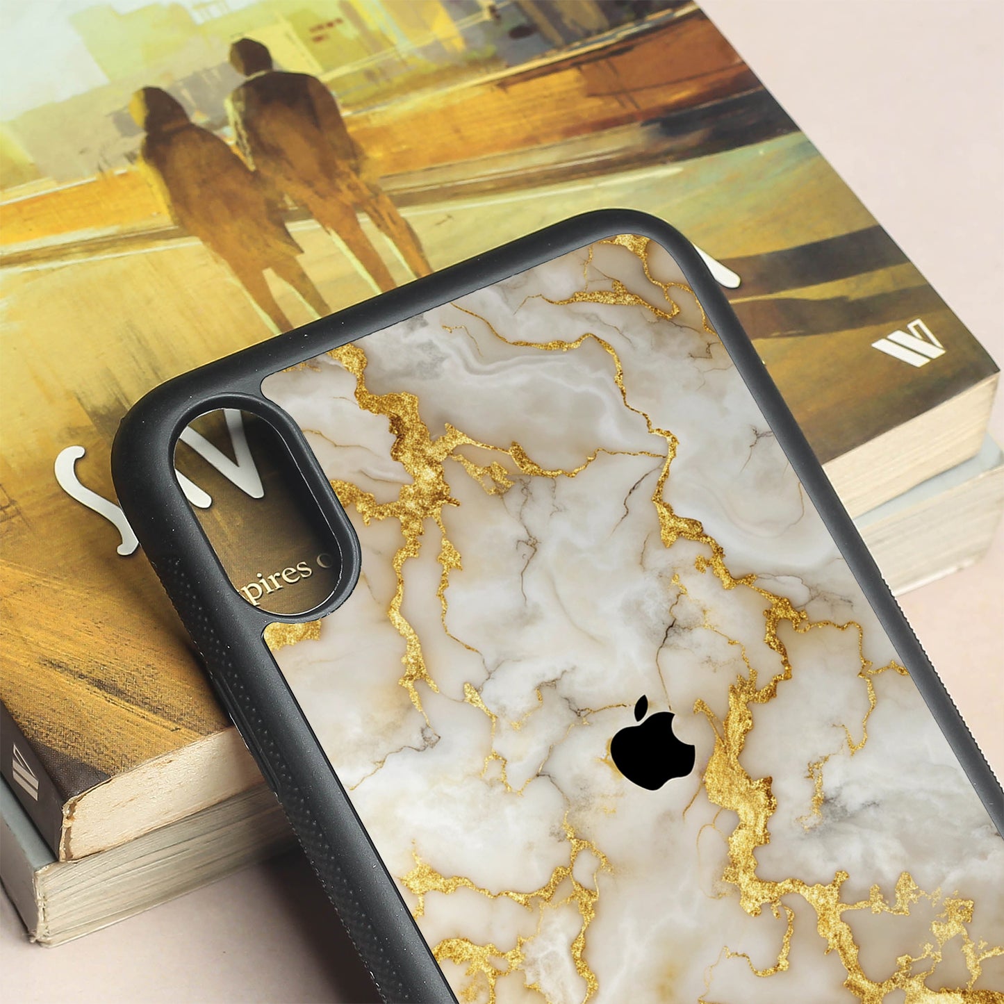 Gold Vein Glory metal back case for Apple Iphone Xs Max