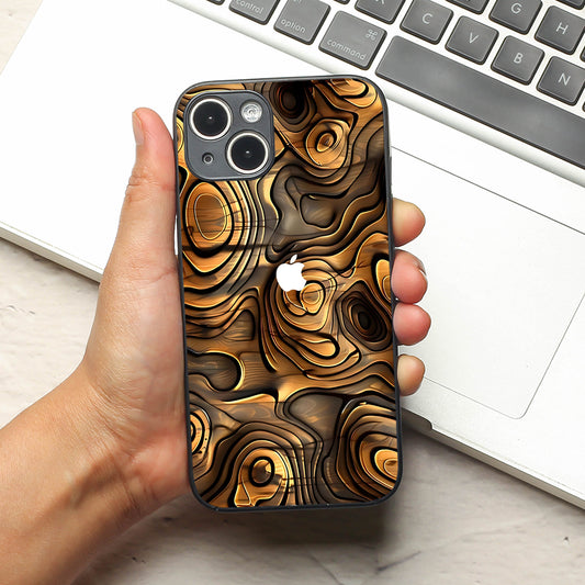 Rust Mirage metal back case for Apple Iphone 13