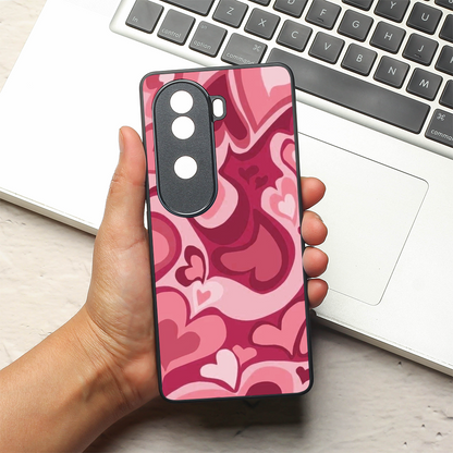 Valentine Wave metal back case for Vivo V40e