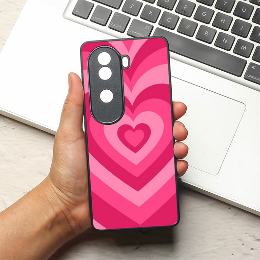 Retro Love metal back case for Vivo V40e