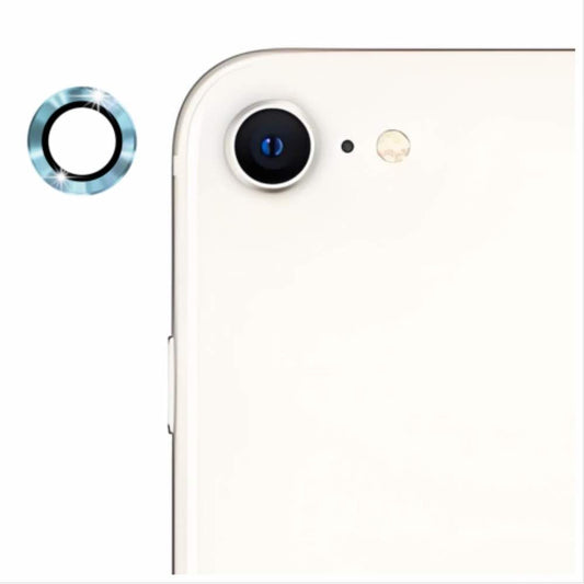 Sierra Blue Metallic camera ring lens guard for Apple iphone 16e