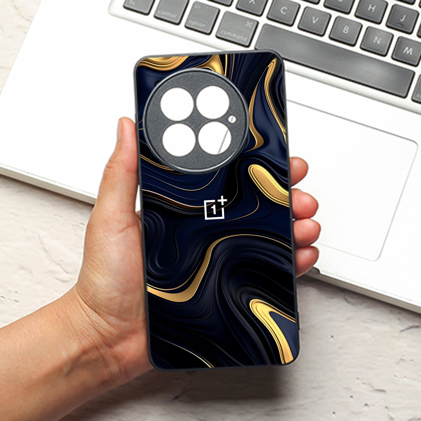 Noir Gold metal back case for Oneplus 13
