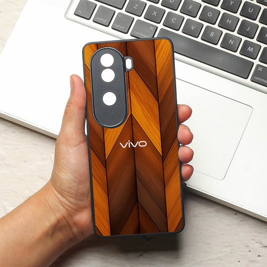 V-Wood Luxe metal back case for Vivo V40e
