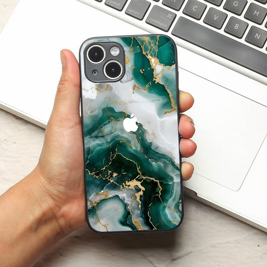 Auric Glaze metal back case for Apple Iphone 15