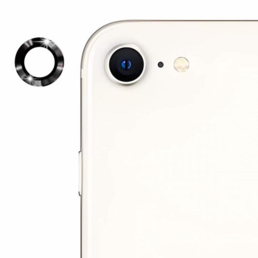 Black Metallic camera ring lens guard for Apple iphone 16e