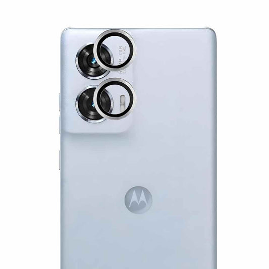 Silver Metallic camera ring lens guard for Motorola G85