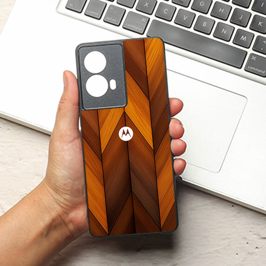 V-Wood Luxe metal back case for Motorola G85
