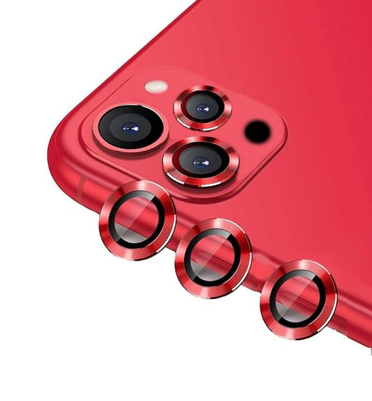 Red Metallic camera ring lens guard for Apple iphone 14 Pro