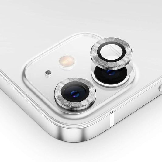 Silver Metallic camera ring lens guard for Apple iphone 11