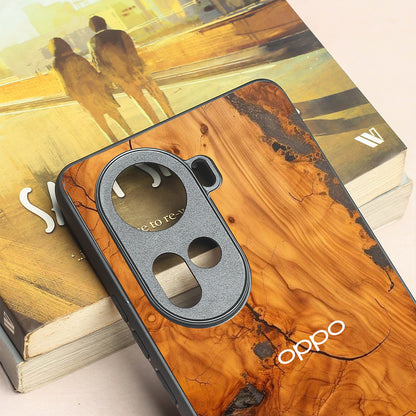 Lava Oak metal back case for Oppo Reno 11