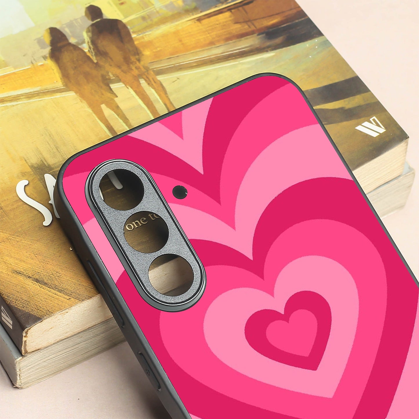 Retro Love metal back case for Samsung A56