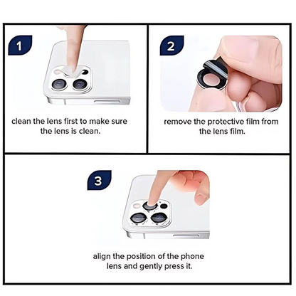 Black Metallic camera ring lens guard for Infinix Hot 30i