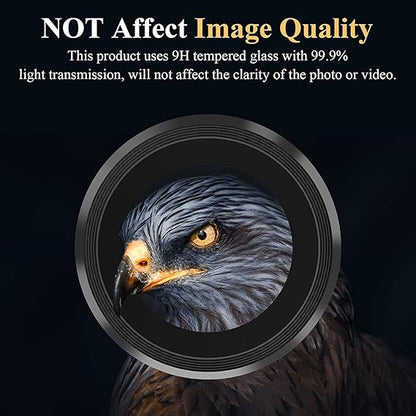 Black Metallic camera ring lens guard for Oppo Reno 12