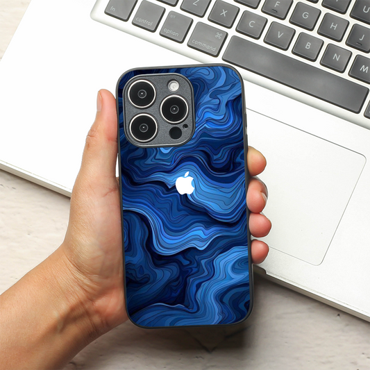 Ocean Drift metal back case for Apple Iphone 13 Pro Max
