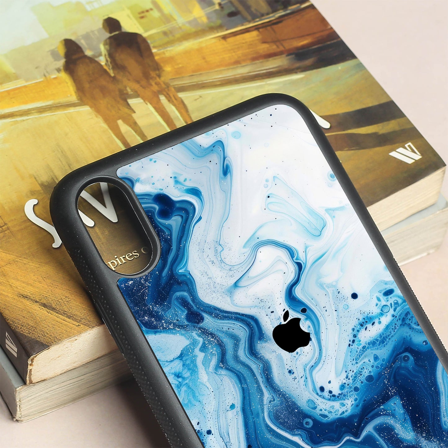 Neptune Swirl metal back case for Apple Iphone Xs Max