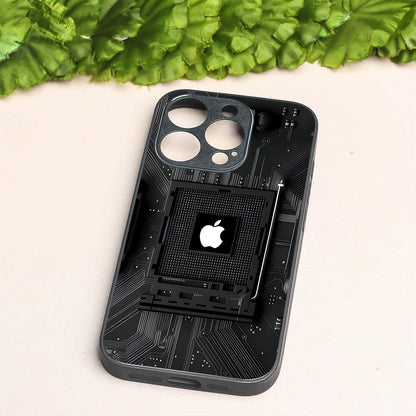 Microchip metal back case for Apple Iphone 11 Pro