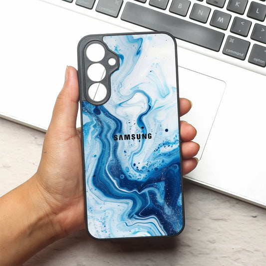 Neptune Swirl metal back case for Samsung A16
