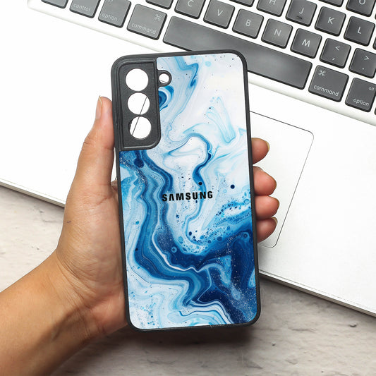 Neptune Swirl metal back case for Samsung S21 FE