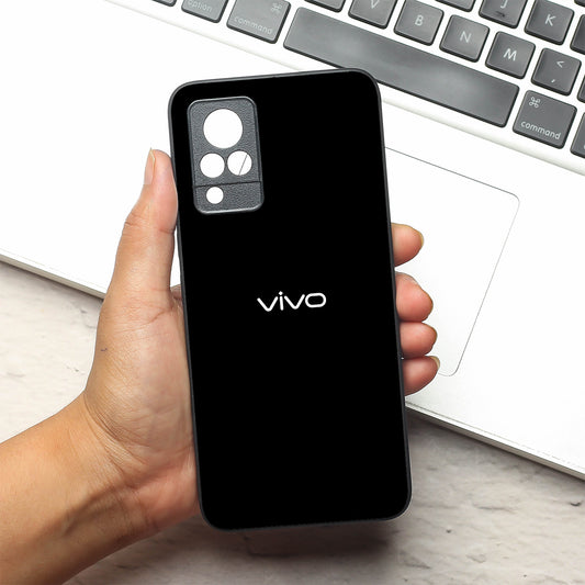 Black metal back case for Vivo V21