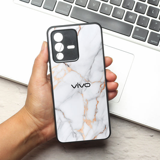 Copper Luxe Marble metal back case for Vivo V23