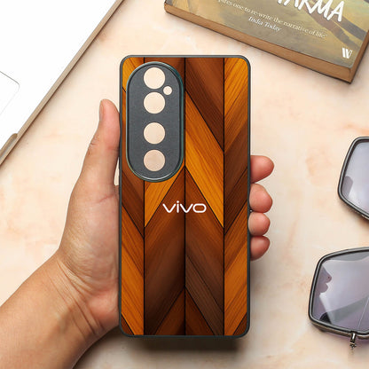 V-Wood Luxe metal back case for Vivo V40