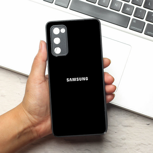 Black metal back case for Samsung S20 FE