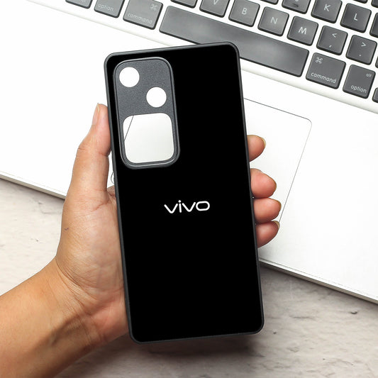 Black metal back case for Vivo V30